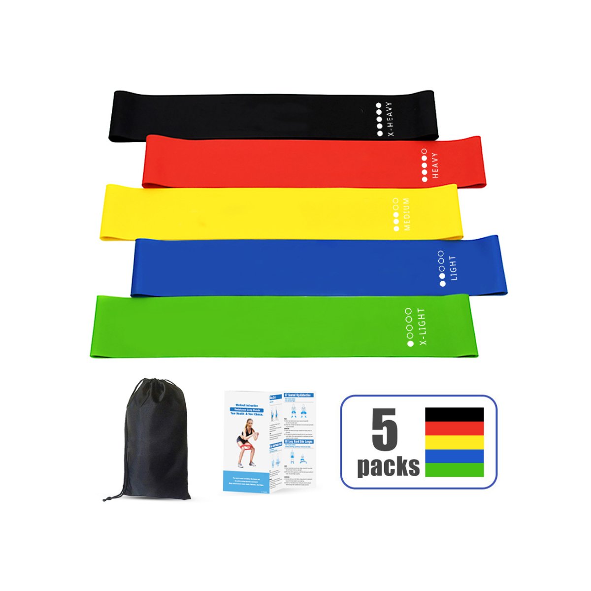 Flex And Stretch Latex Bands Set