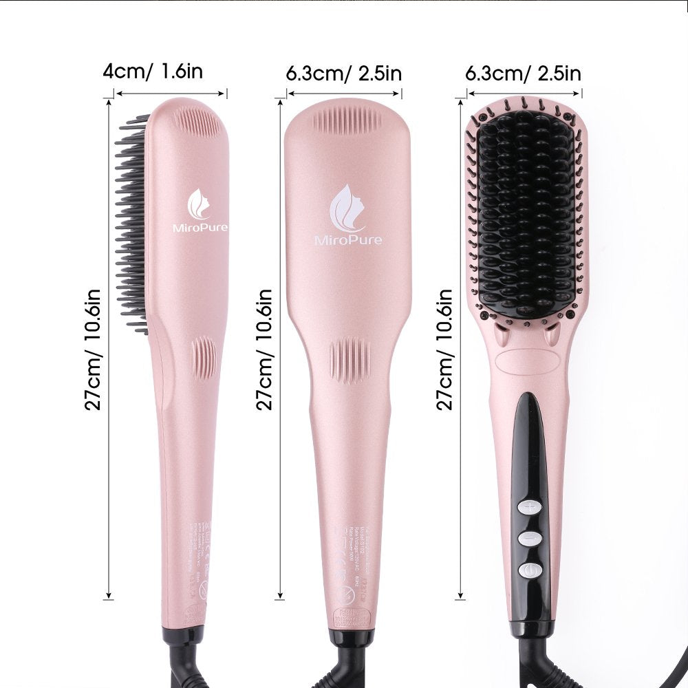 Ionic Hair Straightener Brush