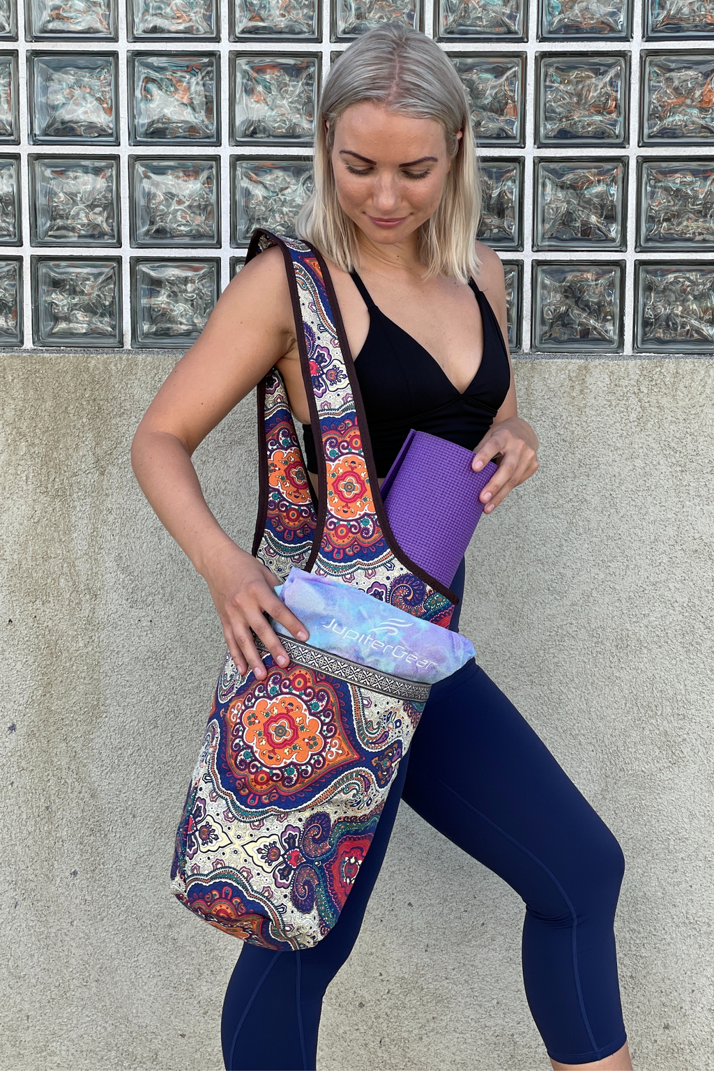 JupiterGear Yoga Mat Carrying Tote Bag
