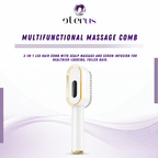 eterus scalp massager light modes and serum applicator feature