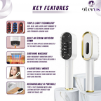 eterus scalp massager built-in serum and oil reservoir