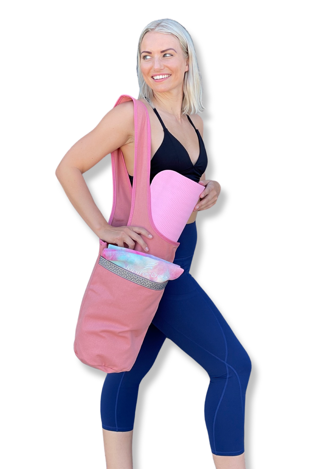 JupiterGear Yoga Mat Carrying Tote Bag