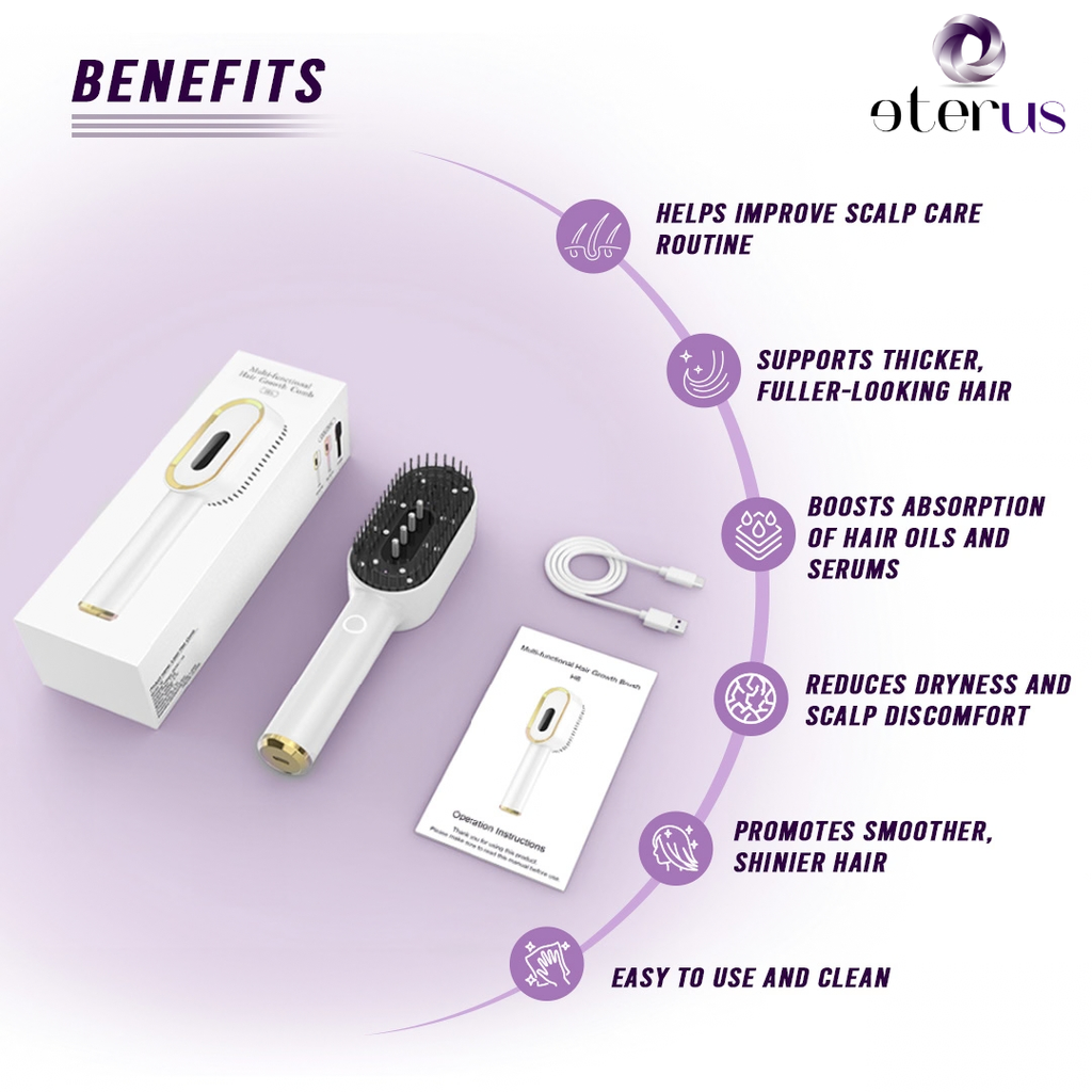 eterus scalp massager adjustable massage modes