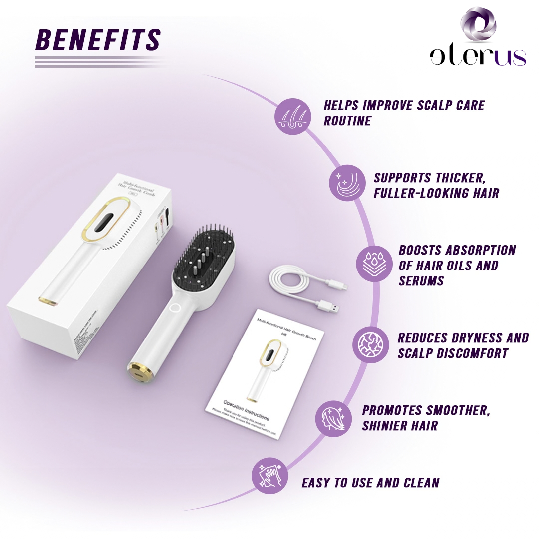 eterus scalp massager adjustable massage modes