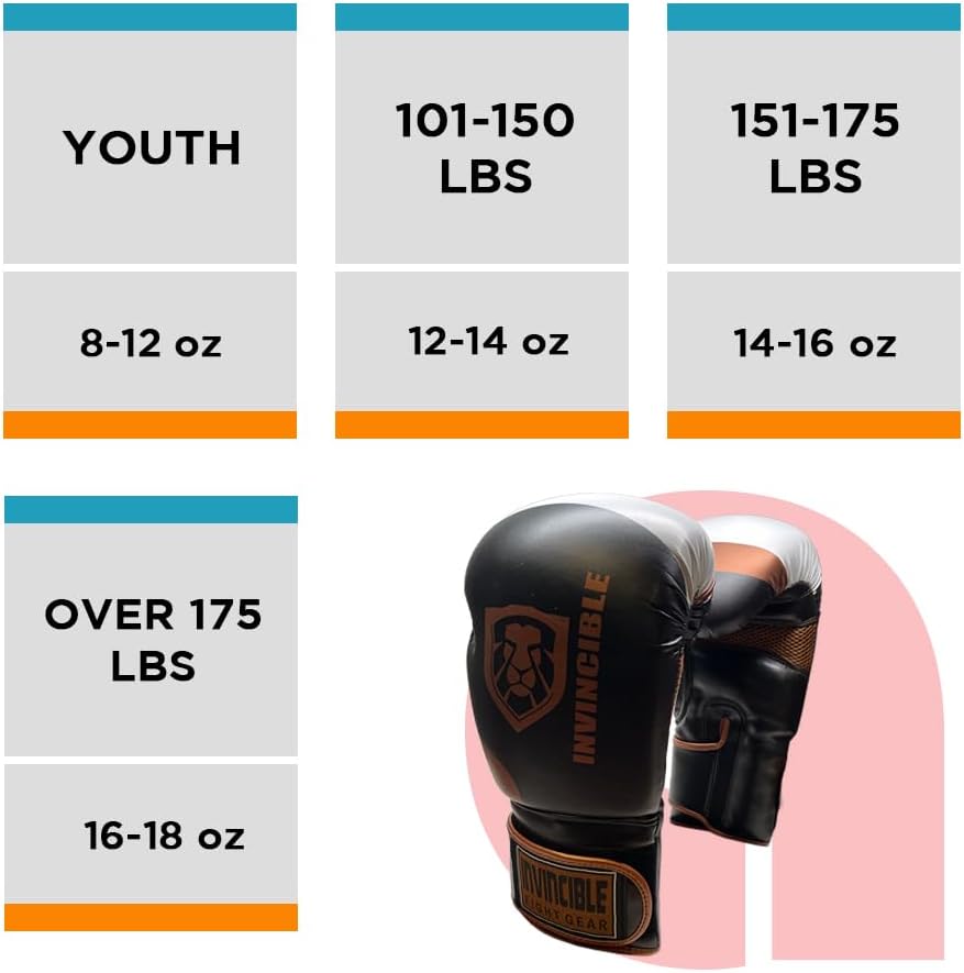 Invincible Fight Gear Training Boxing Gloves