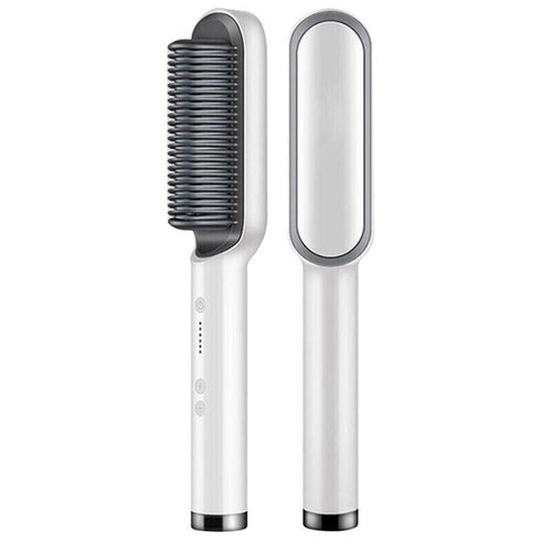 2-in-1 Hair Straightener Brush