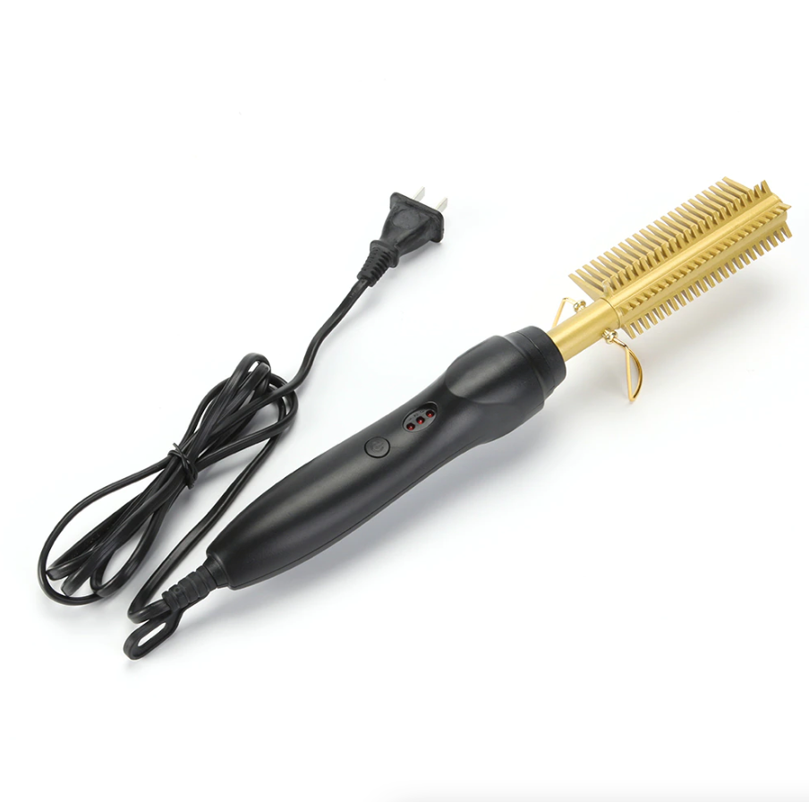 Electric Hot Comb Hair Straightener