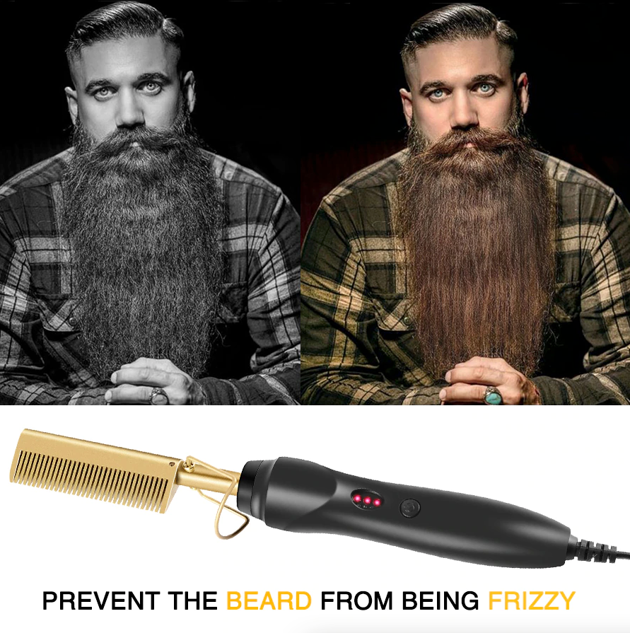 Electric Hot Comb Hair Straightener