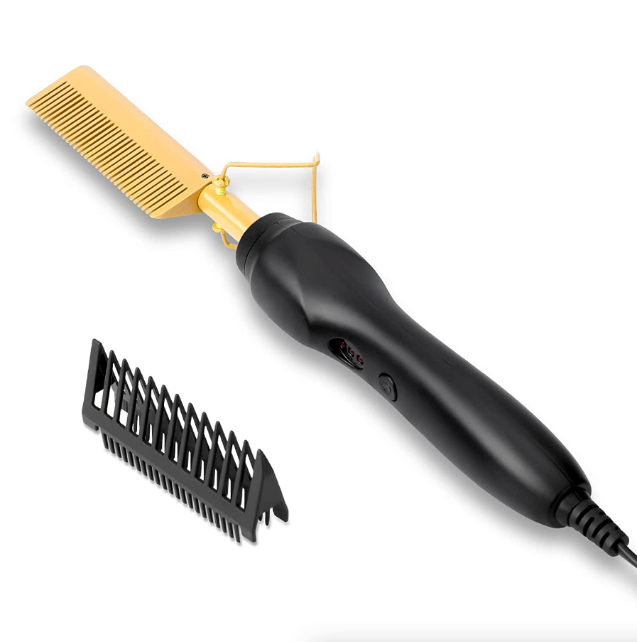 Electric Hot Comb Hair Straightener