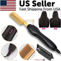 Electric Hot Comb Hair Straightener
