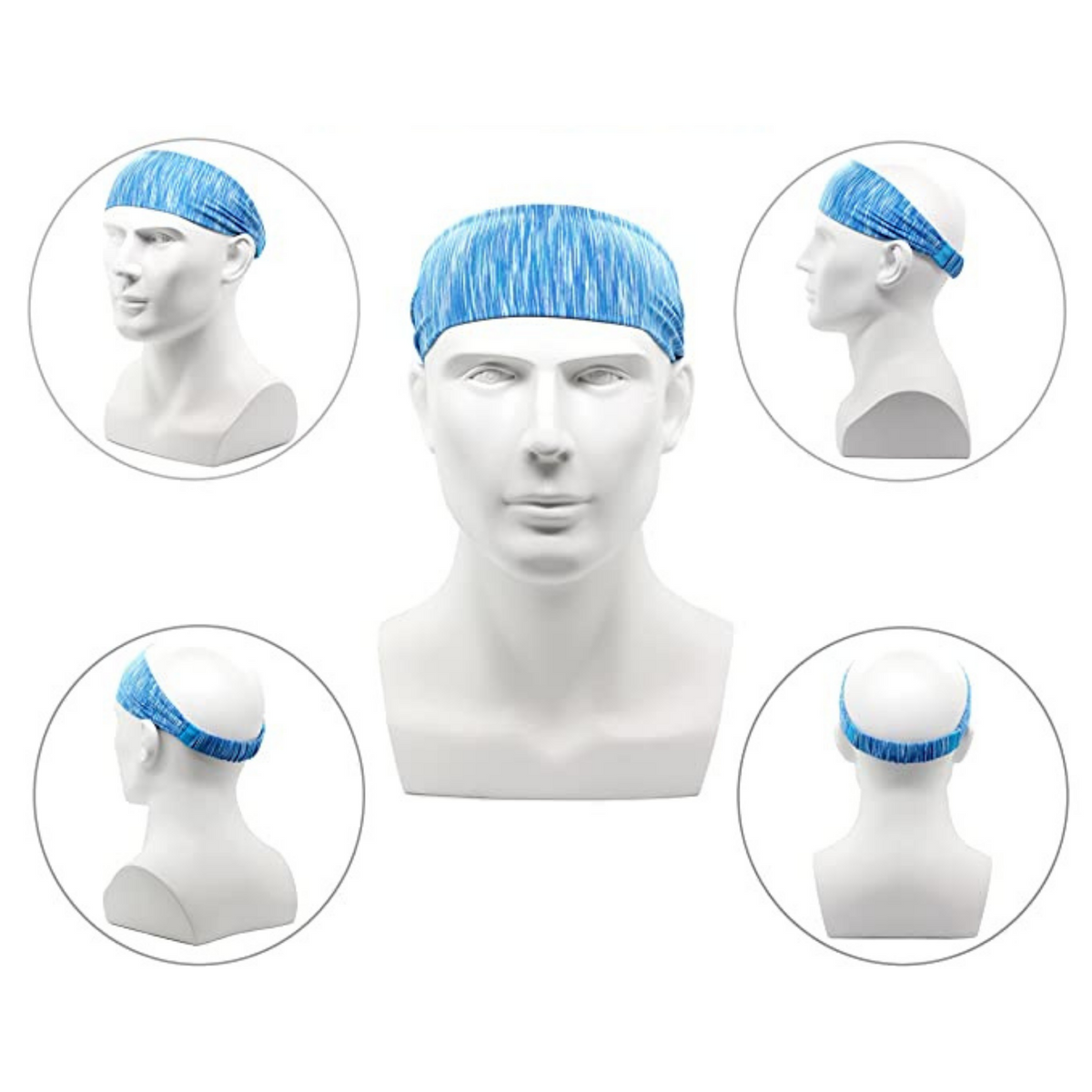 JupiterGear Sport Fitness Sweat-Wicking Headband