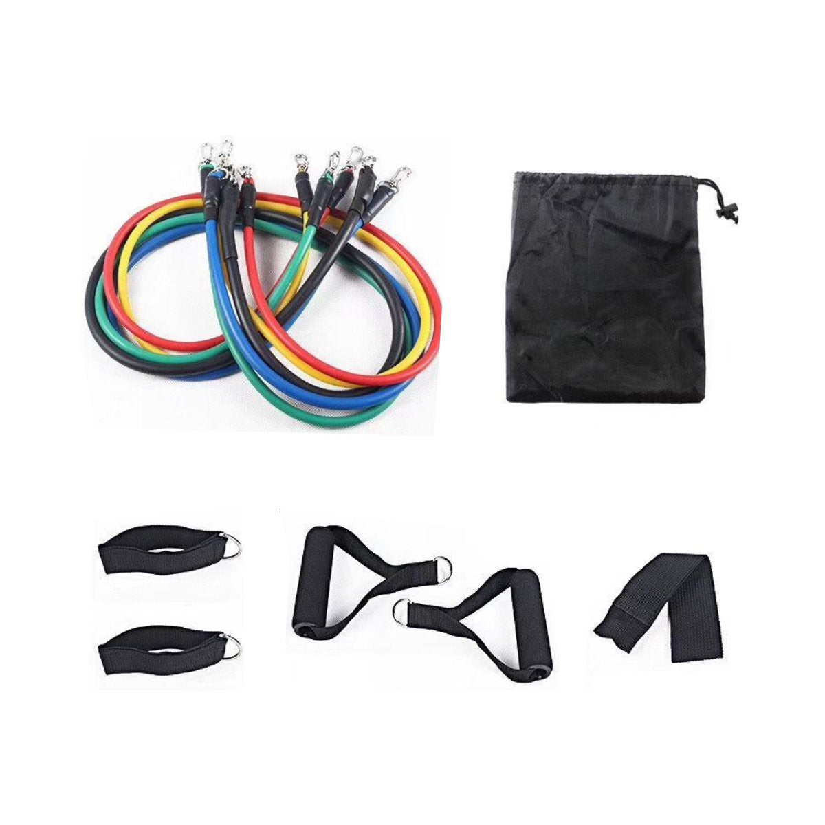 10-in-1 Home Fitness Resistance Bands Set