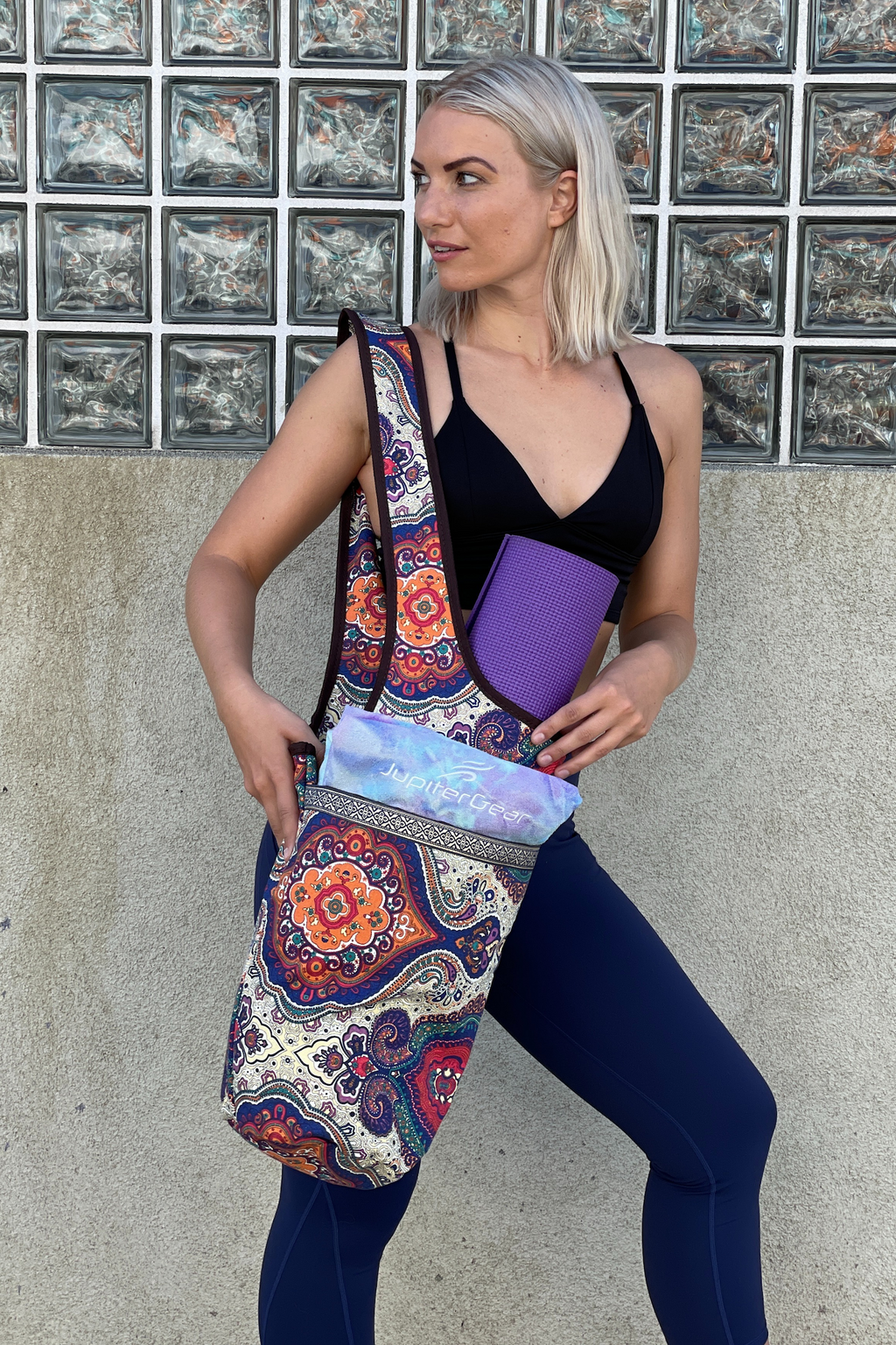 JupiterGear Yoga Mat Carrying Tote Bag