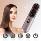 Cordless Ionic Hair Straightener Brush