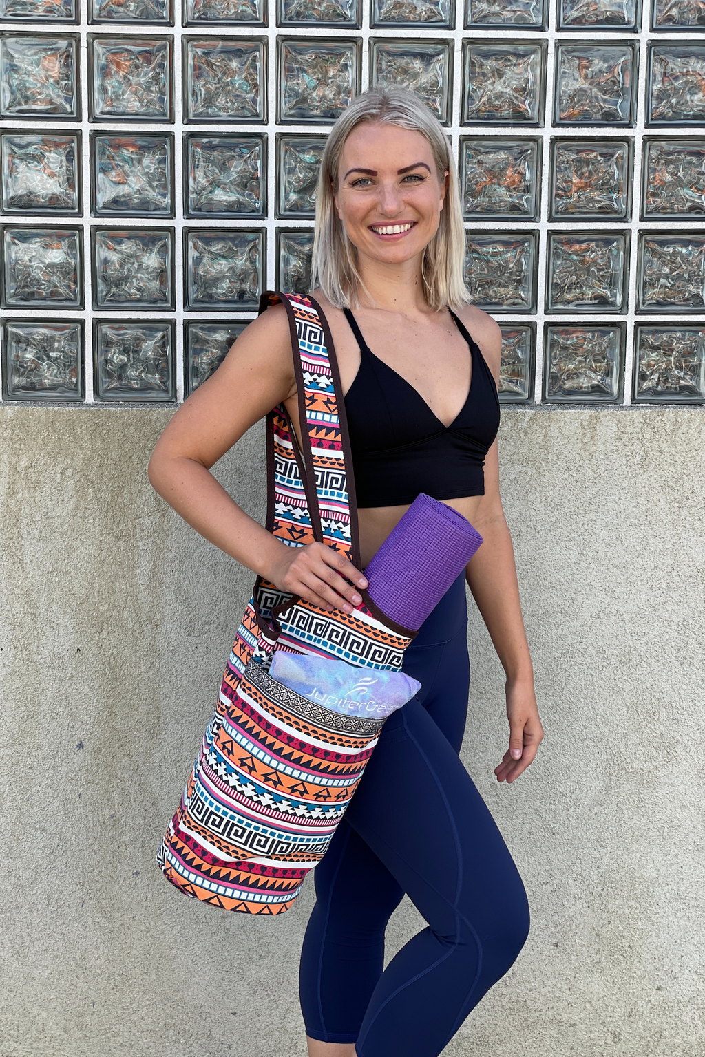 JupiterGear Yoga Mat Carrying Tote Bag