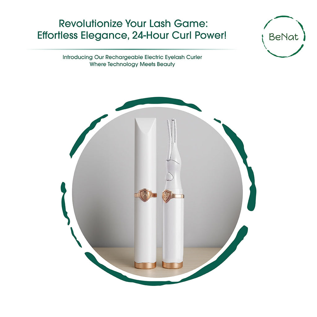 BeNat heated eyelash curler three temperature settings