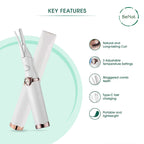 BeNat rechargeable eyelash curler low-groove comb design