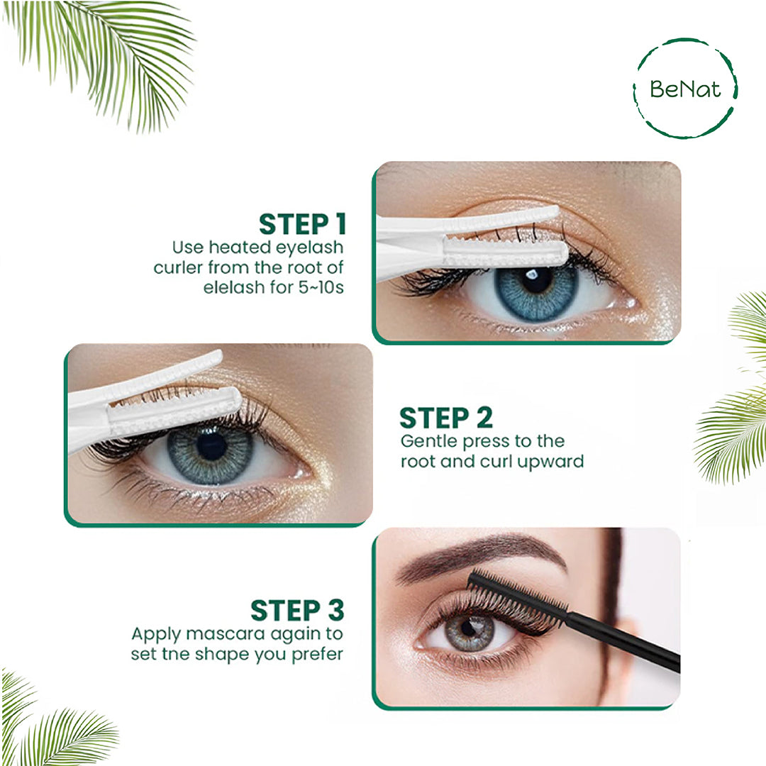 BeNat electric eyelash curler smart LED display