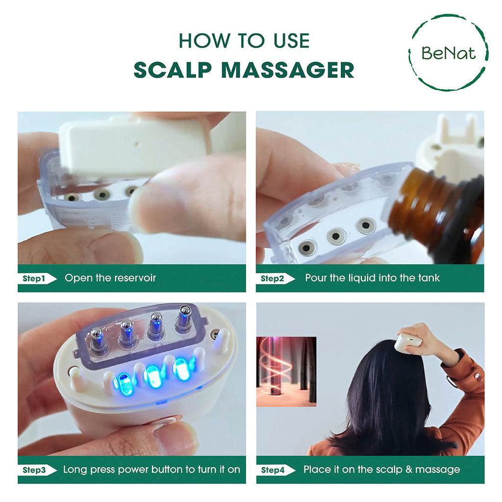 2-in-1 Scalp Massager & Oil Applicator