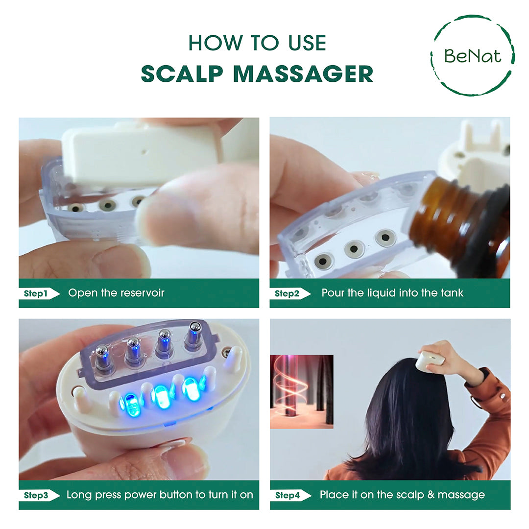 2-in-1 Scalp Massager & Oil Applicator