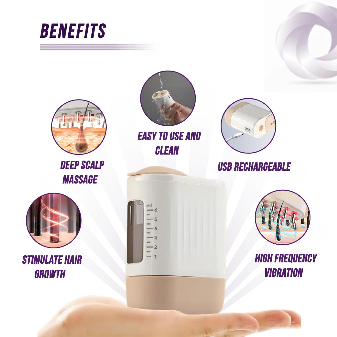 Oil Applicator Scalp Massager