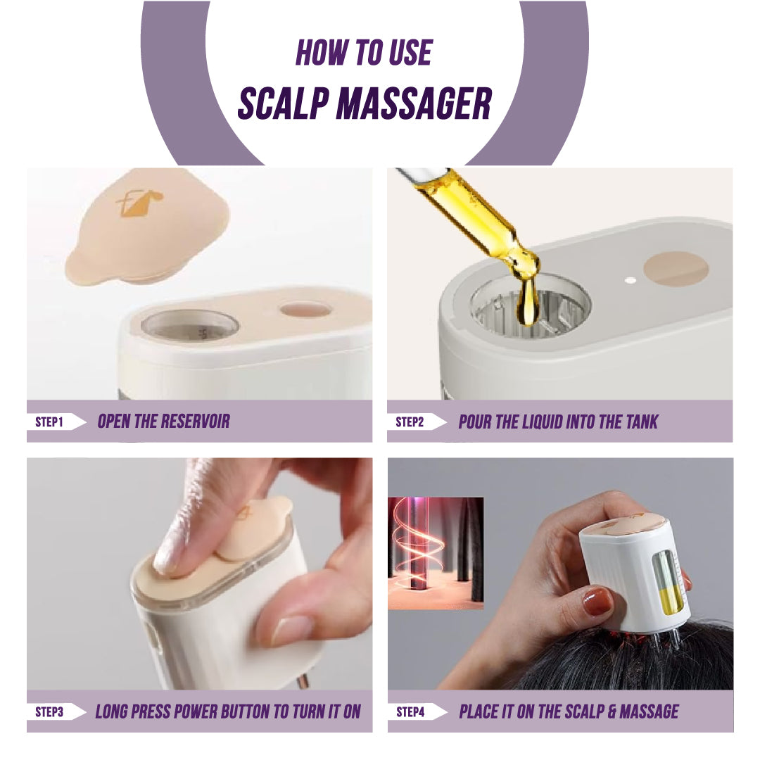 Oil Applicator Scalp Massager