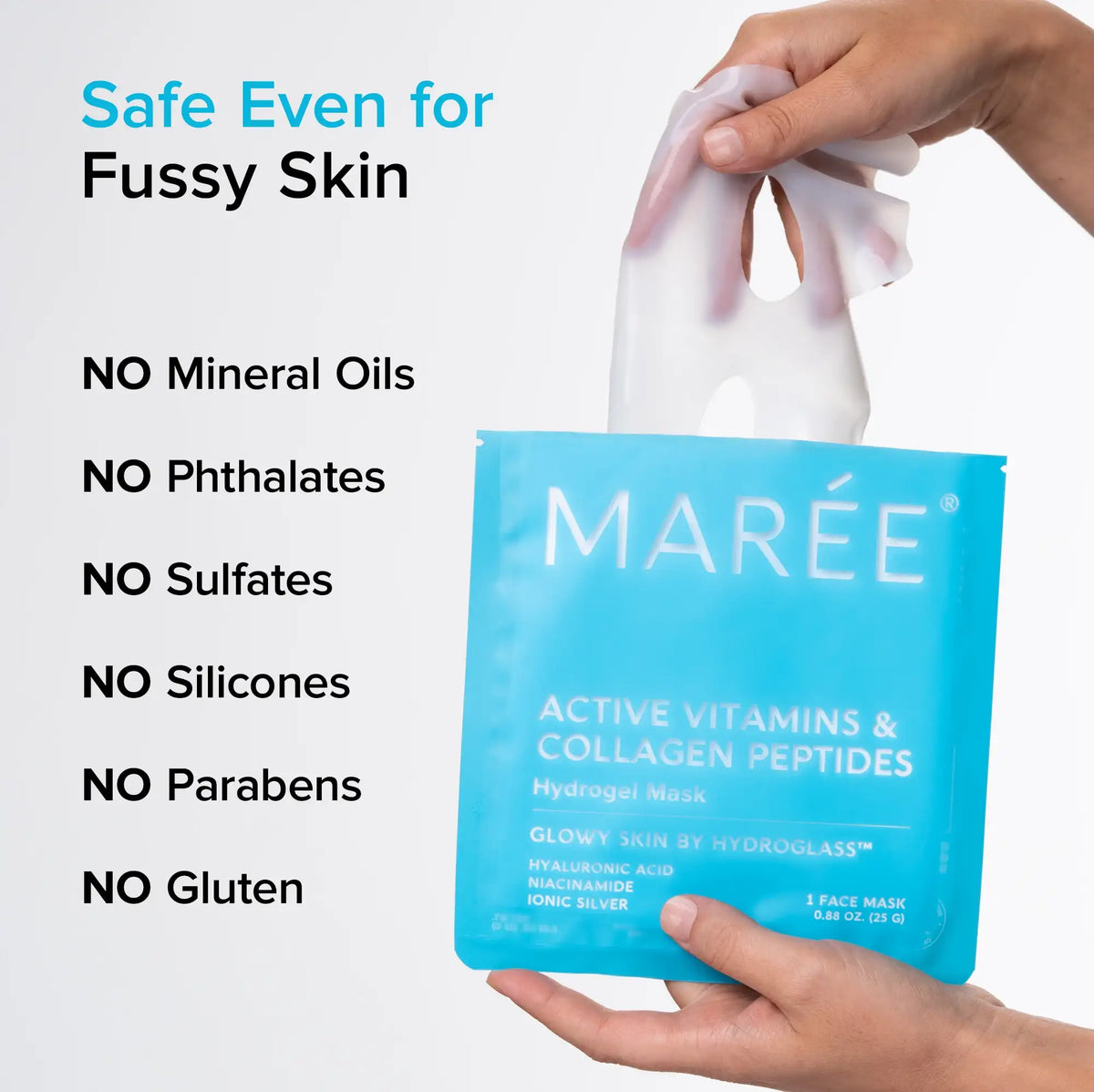 MARÉE Hydrogel Collagen Face Mask, supplier gallery view 5