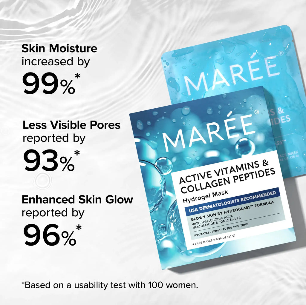 MARÉE Hydrogel Collagen Face Mask, supplier gallery view 6