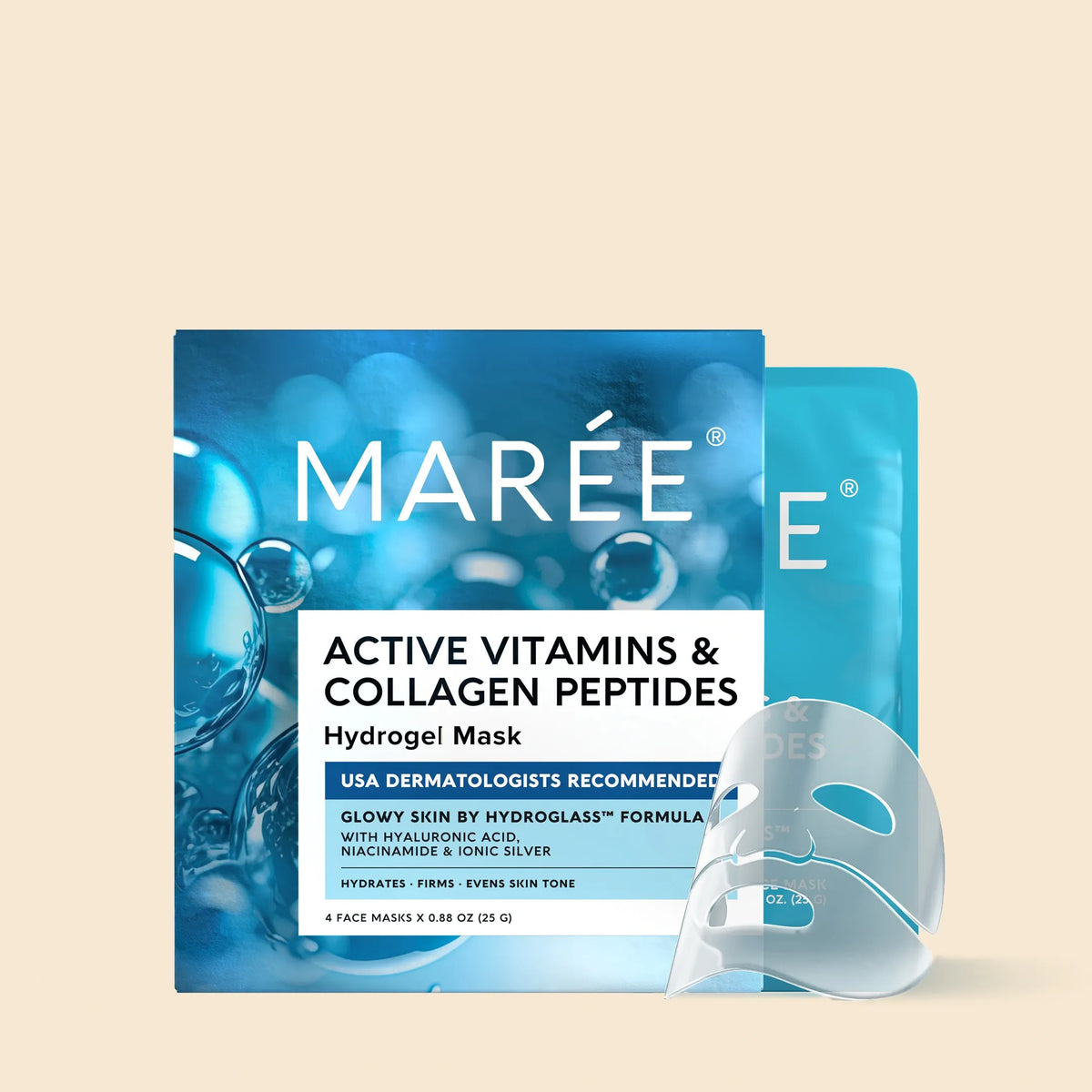 MARÉE Hydrogel Collagen Face Mask, supplier gallery view 9
