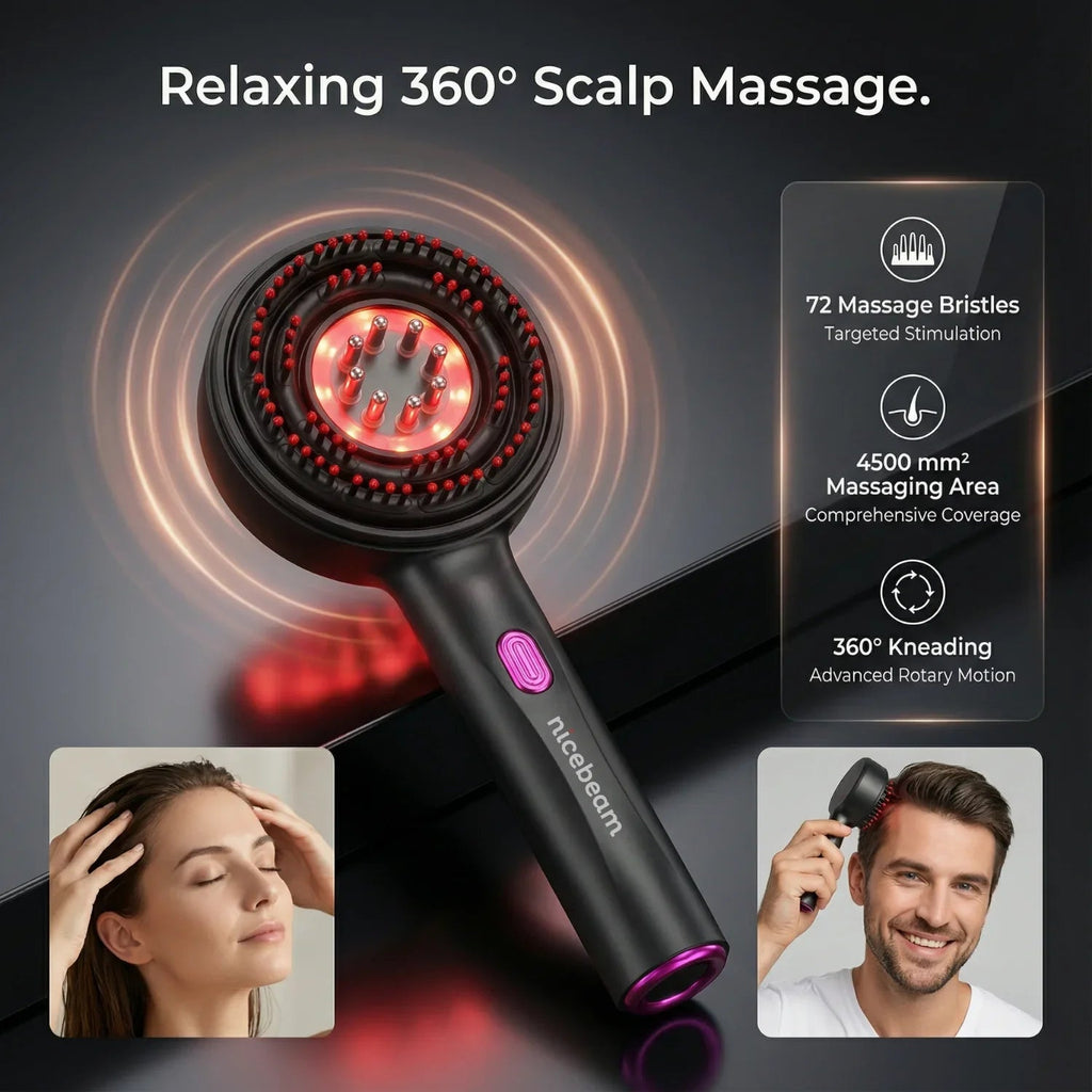 3-in-1 LED Scalp Massager