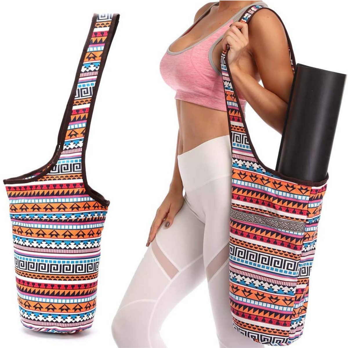 JupiterGear Yoga Mat Carrying Tote Bag