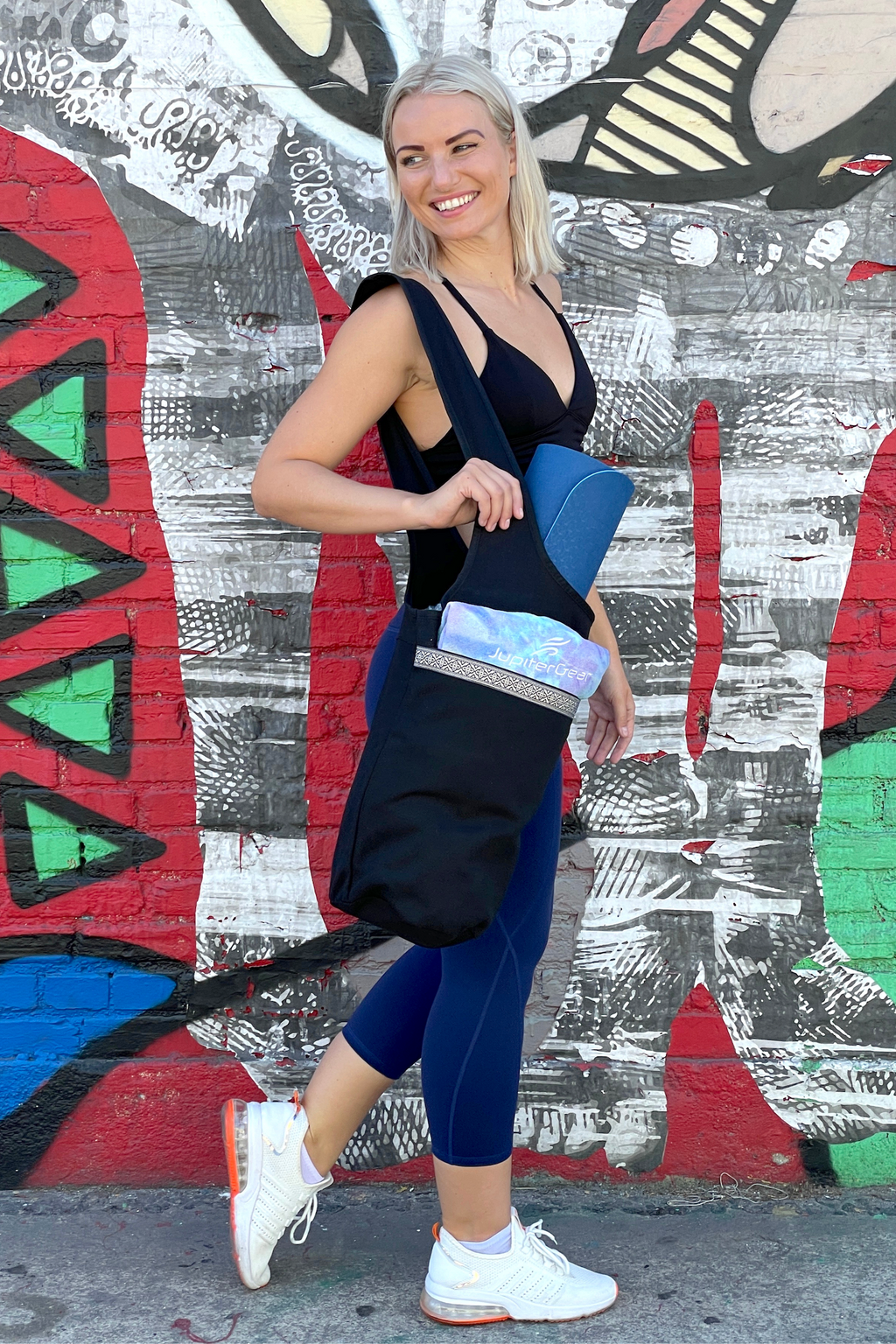 JupiterGear Yoga Mat Carrying Tote Bag