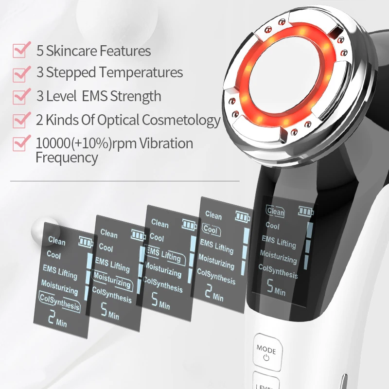 EMS Hot Cool Facial Massager