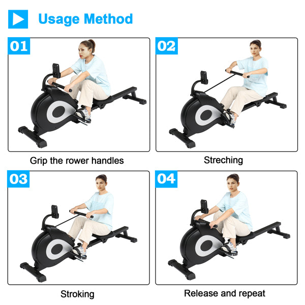 Household Foldable Rowing Machine