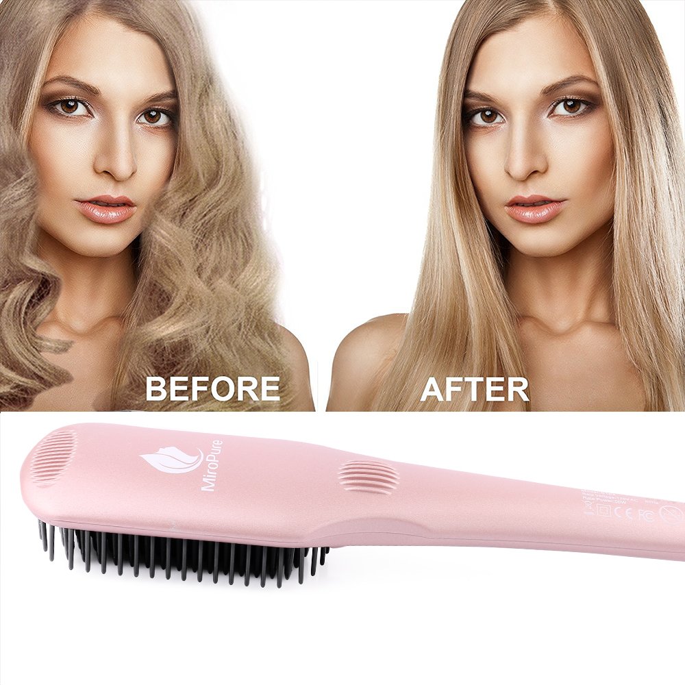 Ionic Hair Straightener Brush