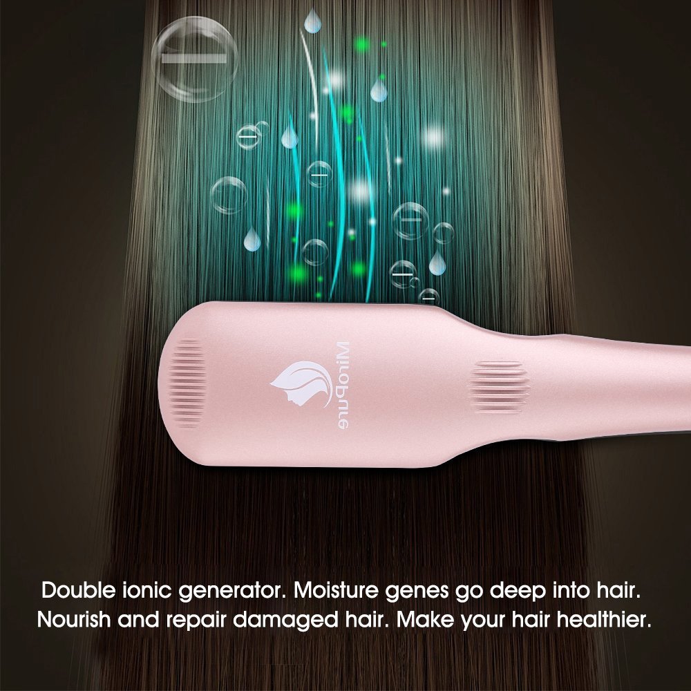 Ionic Hair Straightener Brush
