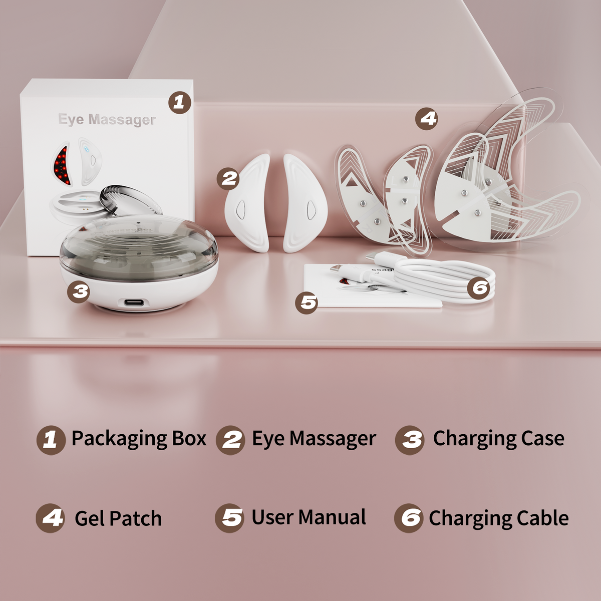 Eye Massager – Red Light & EMS