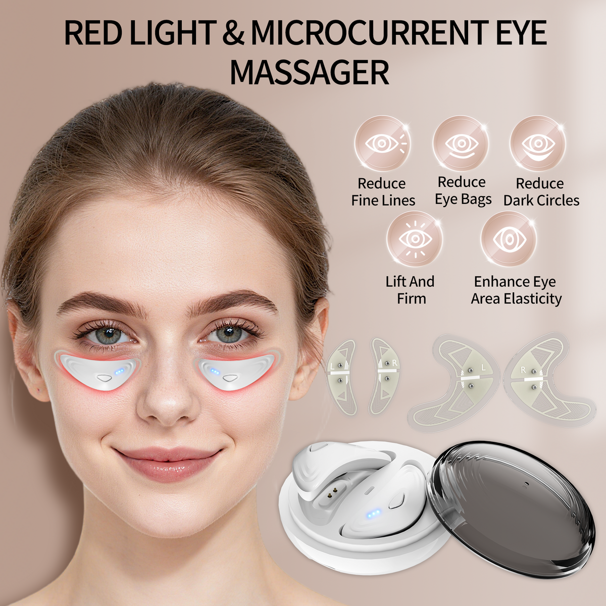 Eye Massager – Red Light & EMS