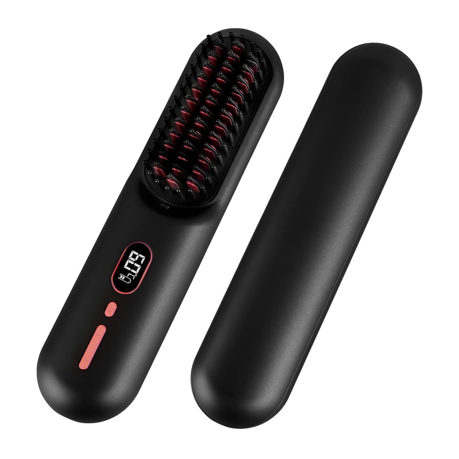 Cordless Ionic Hair Straightener Brush