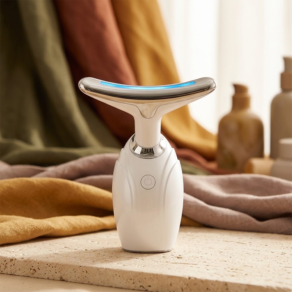 3-Color LED Face & Neck Massager product view