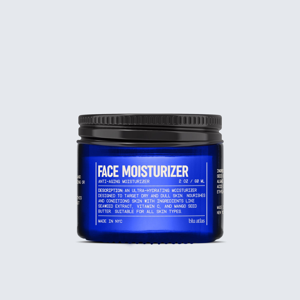Blu Atlas Daily Hydrating Face Moisturizer front product view
